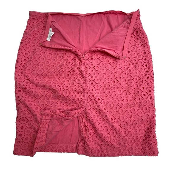 Charter Club Pink Skirt Eyelets with Matching Pink Liner Women’s Size 16 - Picture 5 of 11